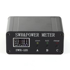 1.8M-50MHz 0.5W-120W SWR HF Short Wave SWR and Power Watt Meter + OLED +   *af