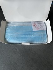 50pcs Disposable Face Masks, Sealed in Original Box, Blue