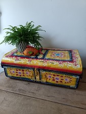 Vintage trunk dome top hand