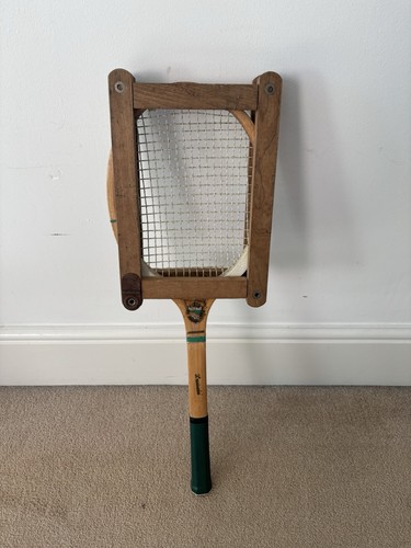 Vintage wooden tennis racket - vintage,