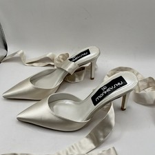 Ivory Satin Shoes, Wedding