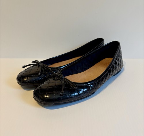 Hobbs black patent quilted - patent,