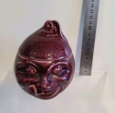 Carlton Ware Beetroot Pot Collectable Novelty Jar With Lid 