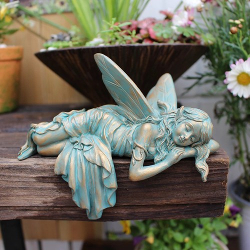 Resin sleeping angel - resin,