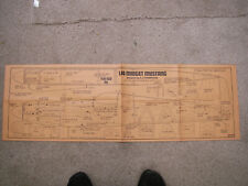 RCM&E Plans of 1/4 Midget Mustang a racer model of 42" span