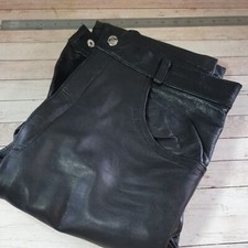 Black Leather Trousers Genuine