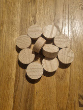 10x 38mm Oak Wood Plugs –