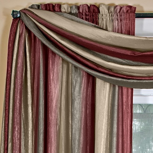 Sheer curtain scarf valance - curtain,