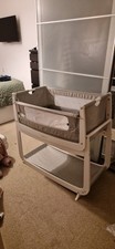 SnuzPod 4 Bedside Crib - White