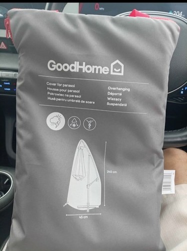 Goodhome overhanging parasol - goodhome,