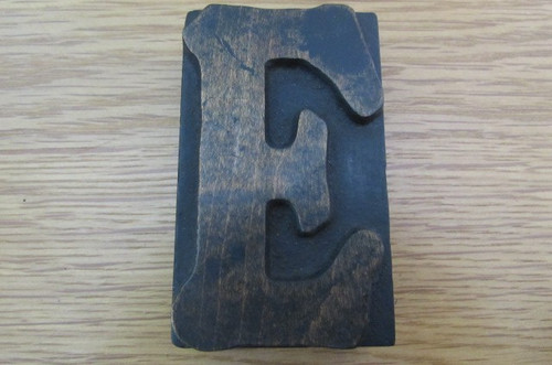 Printers block letterpress - block,