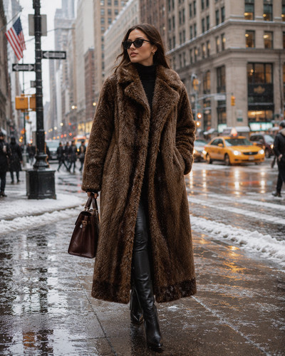 Capybara bear fur coat - fur, coat!brand