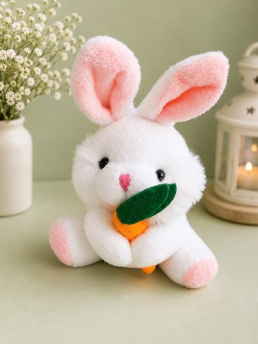 Cute white bunny rabbit - cute,