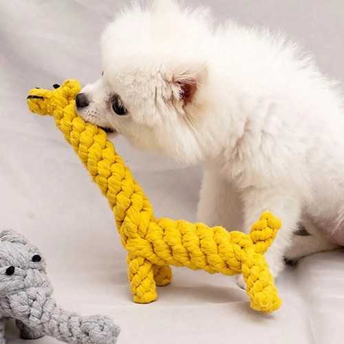 Pet toy cotton rope animal - -,