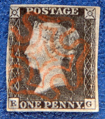 1840 penny black 3 - gb, qv