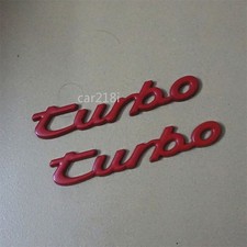 2x Red Matte New turbo Big