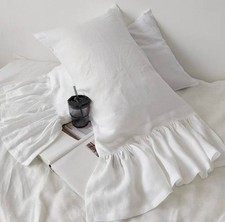 100% Linen Mermaid Ruffle