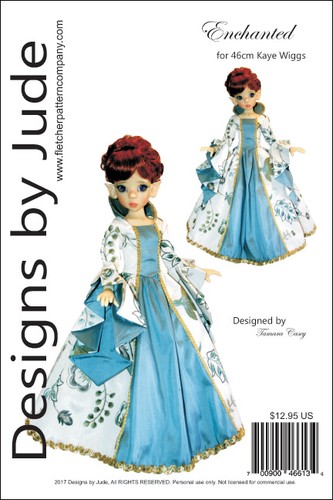 Enchanted gown doll - gown, clothes