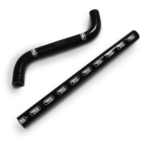 Black samco oil cooler hoses - black,