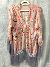 Vtg Havana Sheer Grey Open