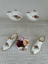 Royal Albert Bone China Old Country Rose Job Lot Of Quality Trinkets X 5