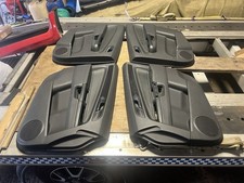 ZAFIRA VXR BLACK LEATHER INTERIOR DOOR CARDS SET OF 4