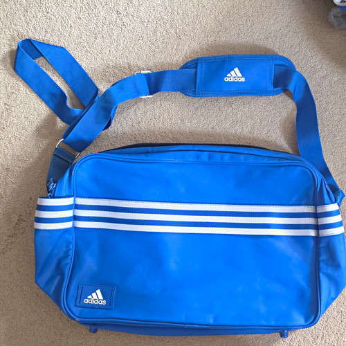 Adidas blue messenger bag - adidas,