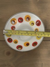 Pair Vintage IKEA Red Orange