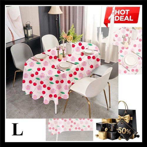 Oval spring tablecloth 60x84 - spring,