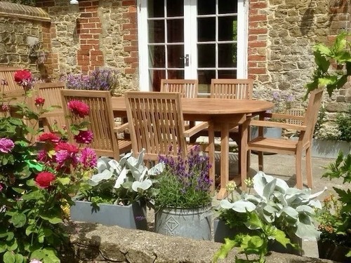 Seat solid teak patio - 6,