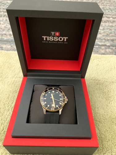 Tissot seastar black unisex - tissot,