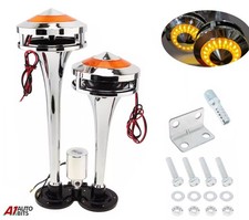 Double Air Horn With Led Light
