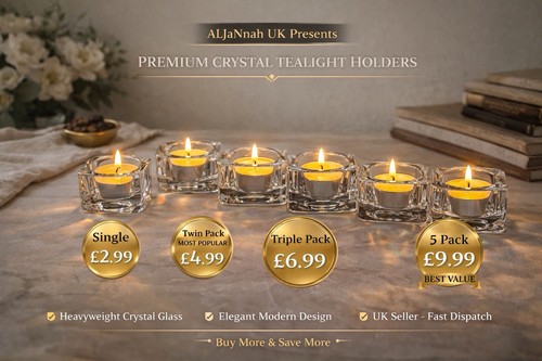 Ikea crystal tealight candle - crystal,