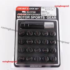 17HEX RAYS Volk Racing 32mm Steel Closed End Wheel Rims Lug Nuts 20pcs/set