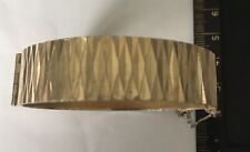 Attractive 22 Carat On Silver 1967 Bangle 31.3 Grams