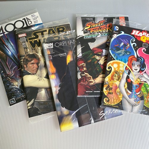 Loot crate comic books - comic,