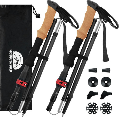 Carbon fiber trekking poles - fiber,