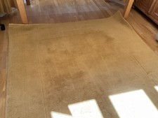 Large Ochre 100% Wool Rug