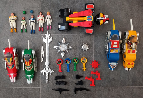 Original voltron figure set - voltron,