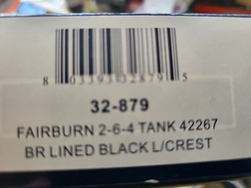 Bachmann 879 fairburn 4p - br,