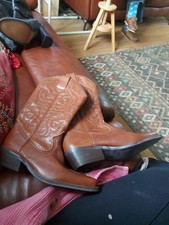 Leather Cowboy Boots By Sugar