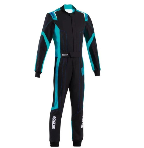 Sparco karting suit black blue - karting,