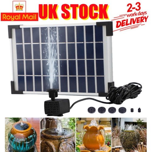 Solar fountain pond pump - pond, with