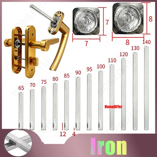 Iron door handle spindle bar - spindle,