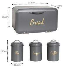 Bread Bin & Tea Coffee Sugar