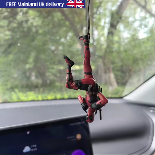 Deadpool car rearview mirror - deadpool,