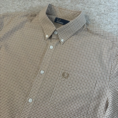 Fred perry gingham check shirt - gingham,