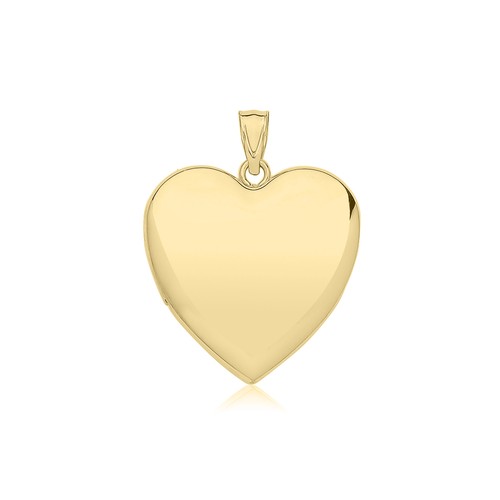 Heart locket 9ct gold ladies - ladies,
