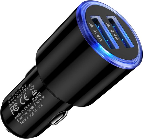 Car charger adapter dual usb - adapter,