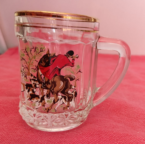 Miniature glass beer tankard - miniature,